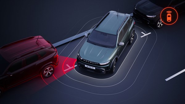 front parking assist - Renault Duster