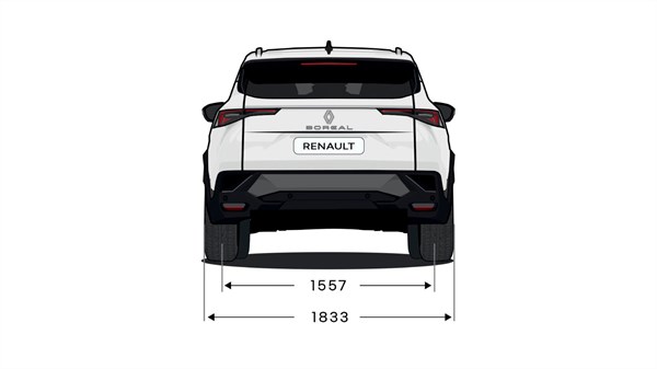 dimensions Renault Boreal full hybrid E-Tech